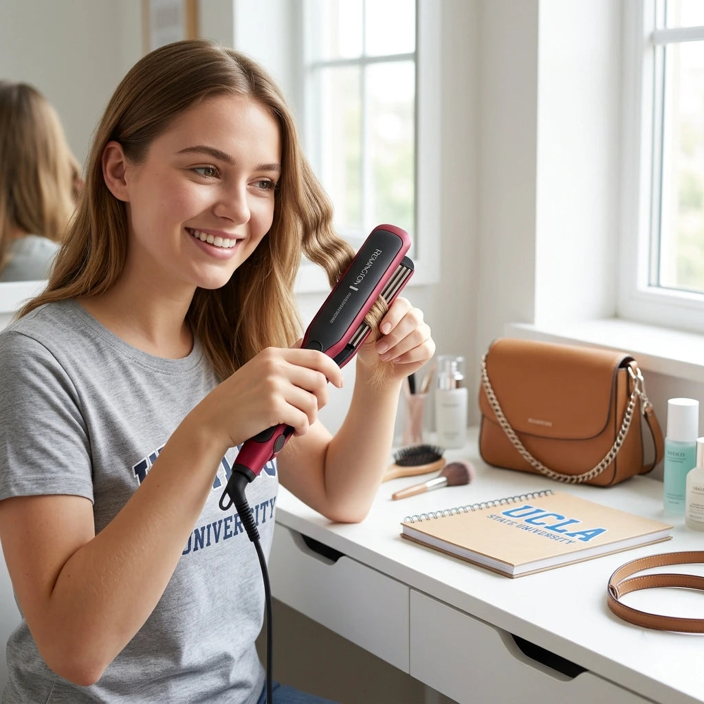 Professional Hair Crimper & Styler: Get Salon-Look at Home Easily!