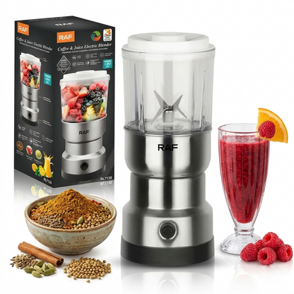 RAF 2in1 Electric Juicer and Masala Grinder - Fast & Easy Kitchen Helper
